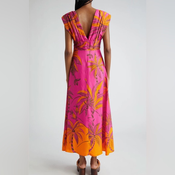 NWT $285 FARM Rio Beach Forest Print Maxi Dress in size Small! - Picture 2 of 9